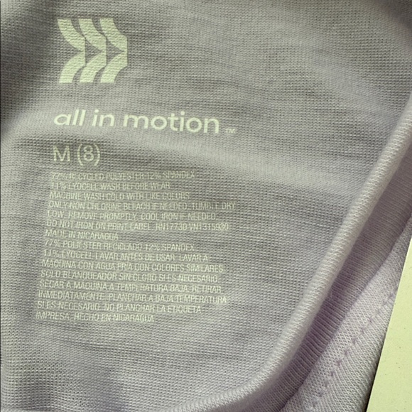 All in Motion Kids Pink and Lavendar Short Sleeve Tees - Picture 2 of 7